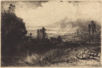 På testen av Francis Seymour Haden