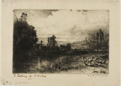 På testen av Francis Seymour Haden