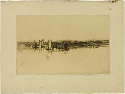 Overfor The Inn, Purfleet av Francis Seymour Haden