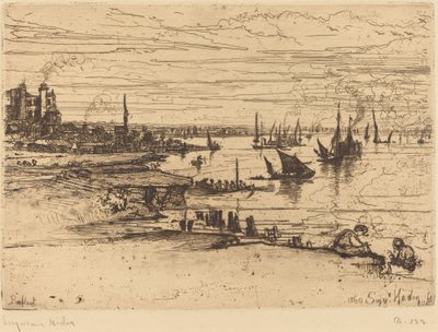 Overfor vertshuset, Purfleet av Francis Seymour Haden