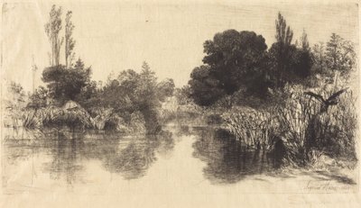 Shere Mill Pond (den større platen) av Francis Seymour Haden