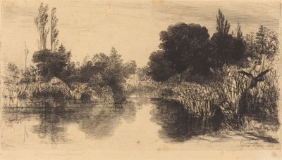 Shere Mill Pond (den større platen) av Francis Seymour Haden