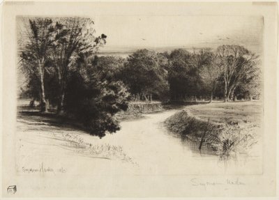 Solnedgang i Irland av Francis Seymour Haden