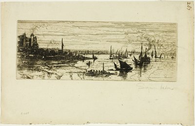 The Inn, Purfleet av Francis Seymour Haden