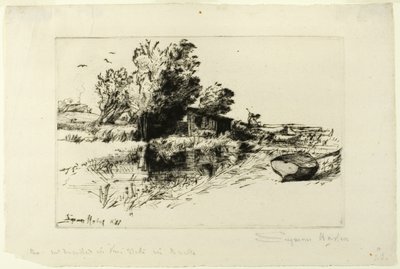 Det lille båthuset av Francis Seymour Haden