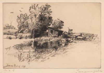 Det lille naustet av Francis Seymour Haden