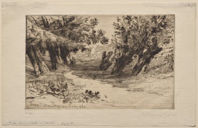 The Lovers' Walk (The Second Plate) av Francis Seymour Haden