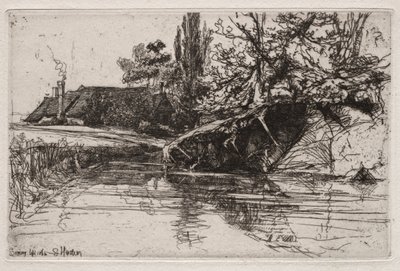 The Moat House av Francis Seymour Haden