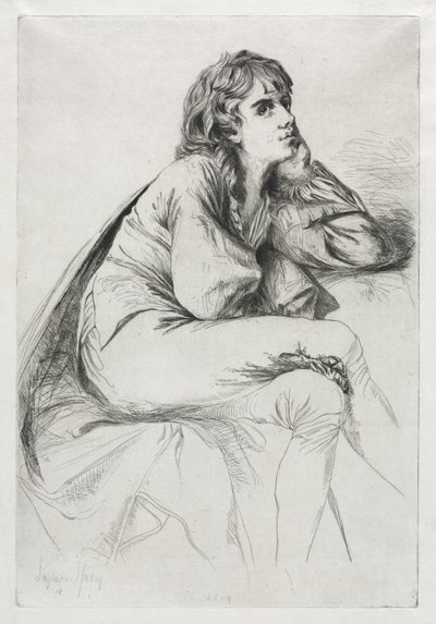 Thomas Haden fra Derby. av Francis Seymour Haden