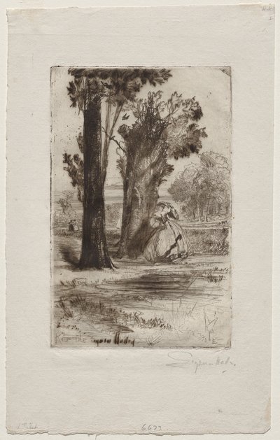 Prestegård på Sonning av Francis Seymour Haden