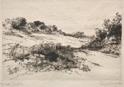 Windmill Hill, nr. 1, 1877. av Francis Seymour Haden