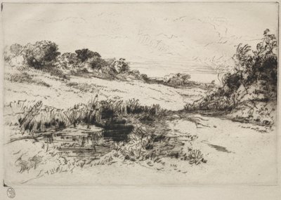 Windmill Hill, nr. 1, ca. 1877 og senere. av Francis Seymour Haden