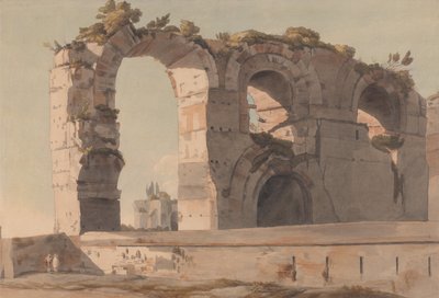Den klaudiske akvadukten, Roma av Francis Towne
