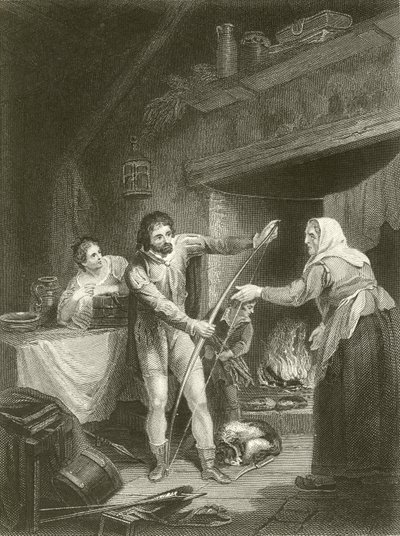 Alfred i Neatherd's Cottage av Francis Wheatley