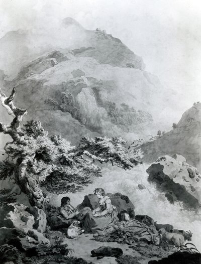 Illustrasjon til Jean-Jacques Rousseaus 