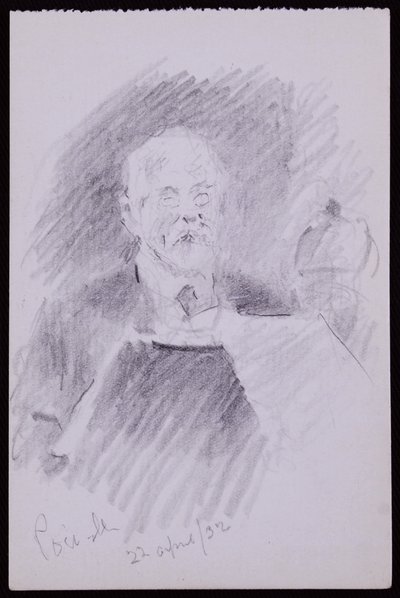 Portrett av Alfred Powell av Francis Wilfred Lawson