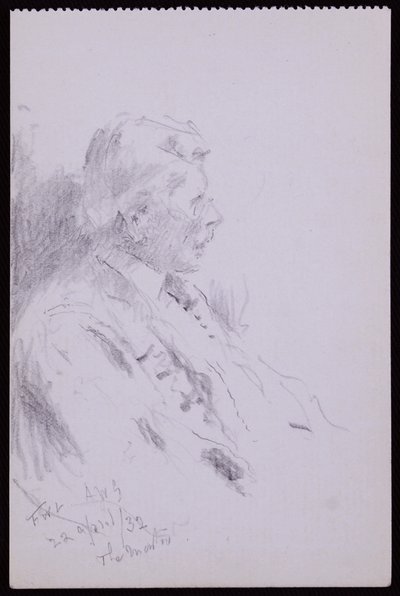 Portrett av Basil Oliver av Francis Wilfred Lawson