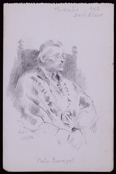 Portrett av Basil Oliver av Francis Wilfred Lawson