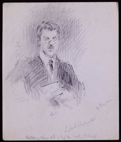 Portrett av jarl av Crawford og Balcarres av Francis Wilfred Lawson