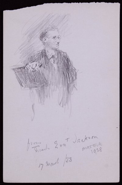 Portrett av Ernest Jackson av Francis Wilfred Lawson