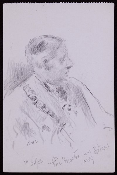 Portrett av FL Griggs av Francis Wilfred Lawson
