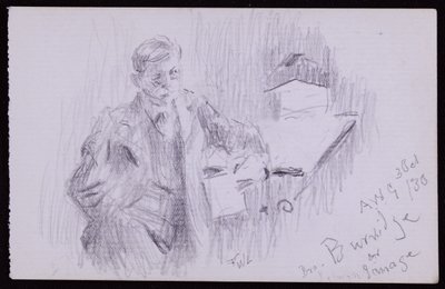 Portrett av FV Burridge av Francis Wilfred Lawson