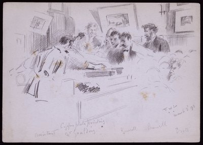 Portrett av F. Demonstrasjon Goulding av Francis Wilfred Lawson