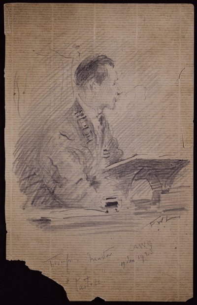 Portrett av Francis Troup av Francis Wilfred Lawson