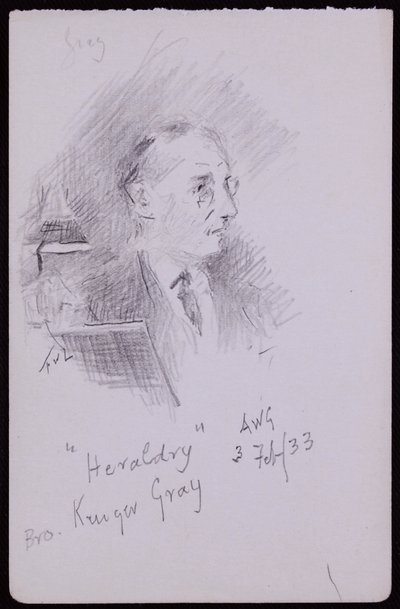 Portrett av George Kruger Gray av Francis Wilfred Lawson