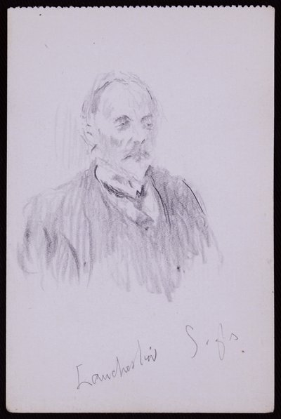 Portrett av HV Lanchester av Francis Wilfred Lawson