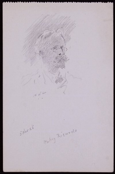Portrett av Halsey Ricardo av Francis Wilfred Lawson