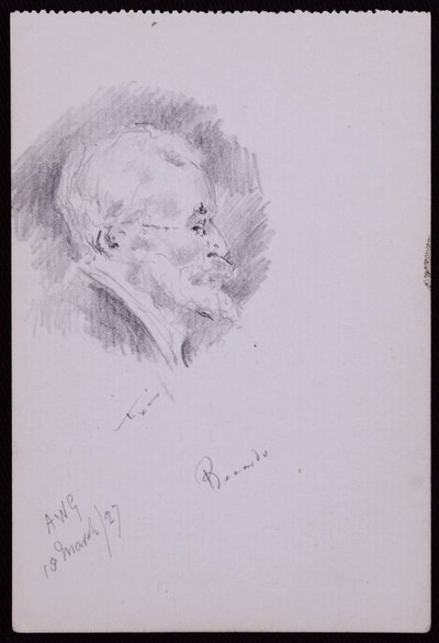 Portrett av Halsey Ricardo av Francis Wilfred Lawson