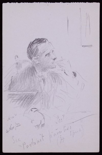 Portrett av Harold Speed av Francis Wilfred Lawson