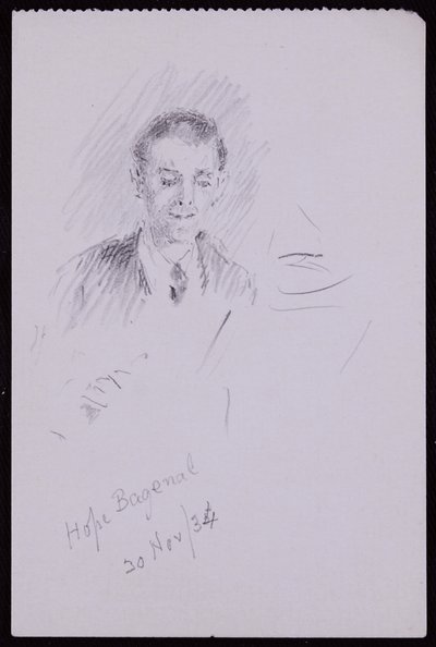 Portrett av Hope Bagenal av Francis Wilfred Lawson
