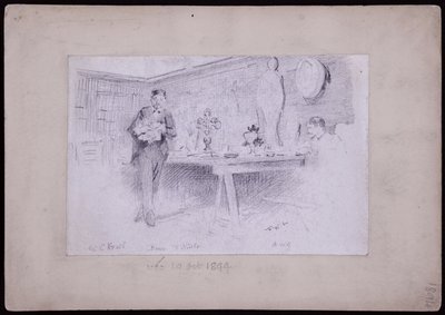 Portrett av Karl Krall av Francis Wilfred Lawson