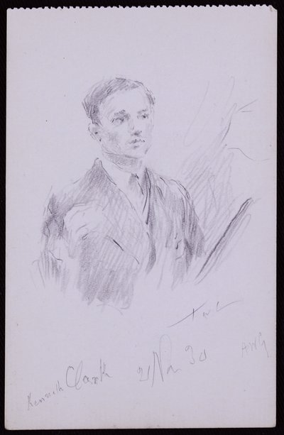 Portrett av Kenneth Clarke av Francis Wilfred Lawson