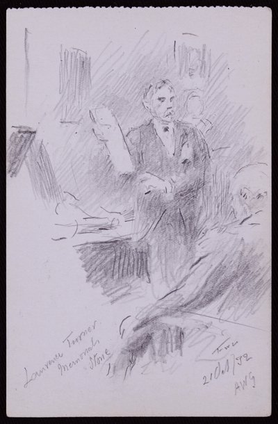 Portrett av Laurence Turner av Francis Wilfred Lawson