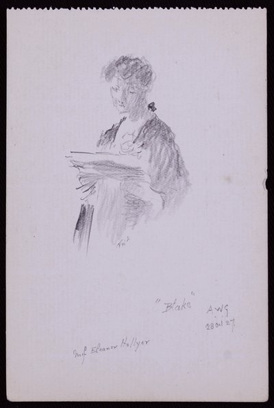 Portrett av frøken Eleanor Hellyer av Francis Wilfred Lawson