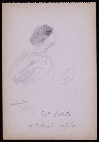 Portrett av fru Arundel Esdaile av Francis Wilfred Lawson