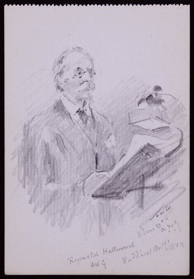 Portrett av Reginald Hallward av Francis Wilfred Lawson
