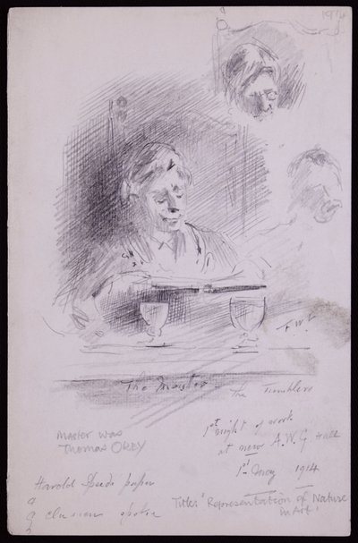 Portrett av Thomas Okey av Francis Wilfred Lawson