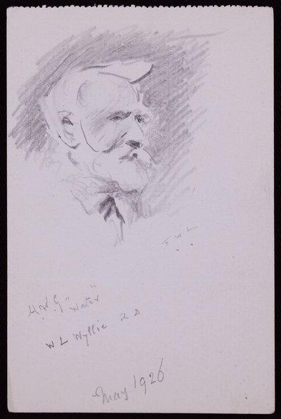 Portrett av WL Wyllie av Francis Wilfred Lawson