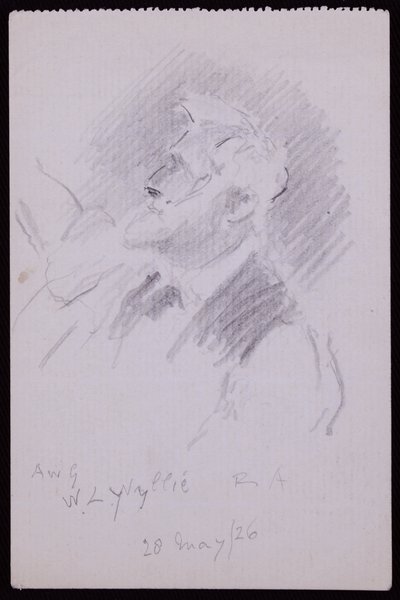 Portrett av WL Wyllie av Francis Wilfred Lawson