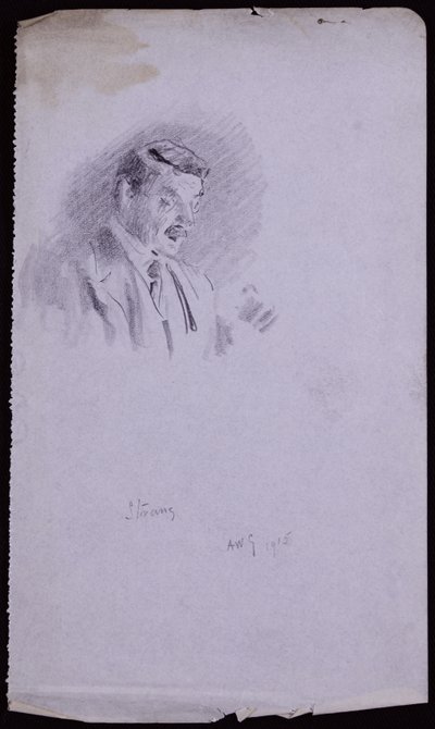 Portrett av William Strang av Francis Wilfred Lawson