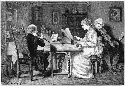 Lage musikk, London, 1874 av Francis Wilfrid Lawson