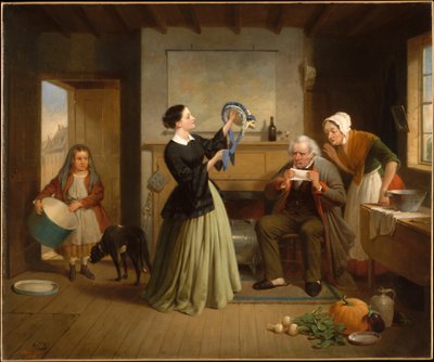 Den nye kysen av Francis William Edmonds