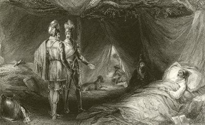 Røverens dødsleie av Francis William Topham