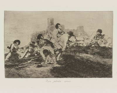 De kan fortsatt tjene (de kan fortsatt være til nytte), pl. 24 fra serien The Disasters of War av Francisco de Goya