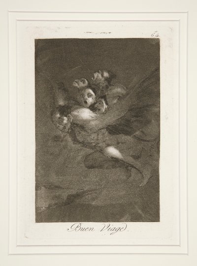 God tur (Bon Voyage), pl. 64 fra serien The whims av Francisco de Goya