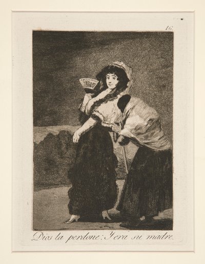 Gud tilgi henne: og det var hennes mor (For himmelen av Francisco de Goya